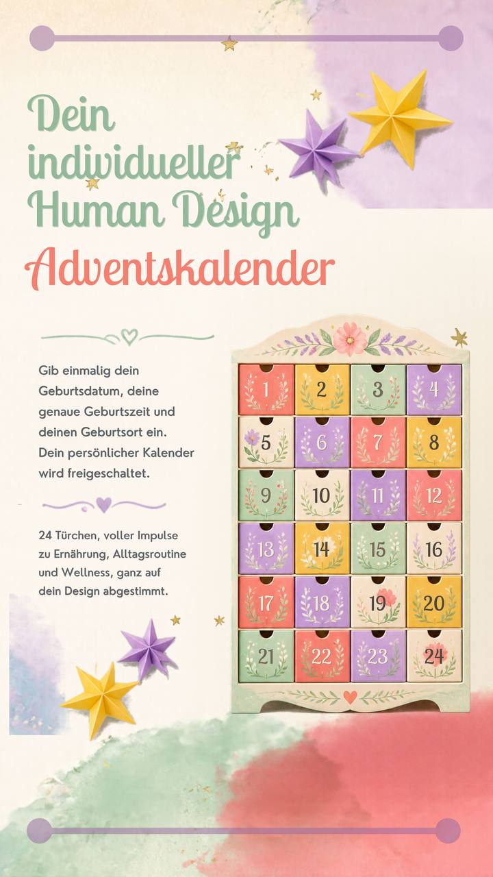 Human Design Adventskalender